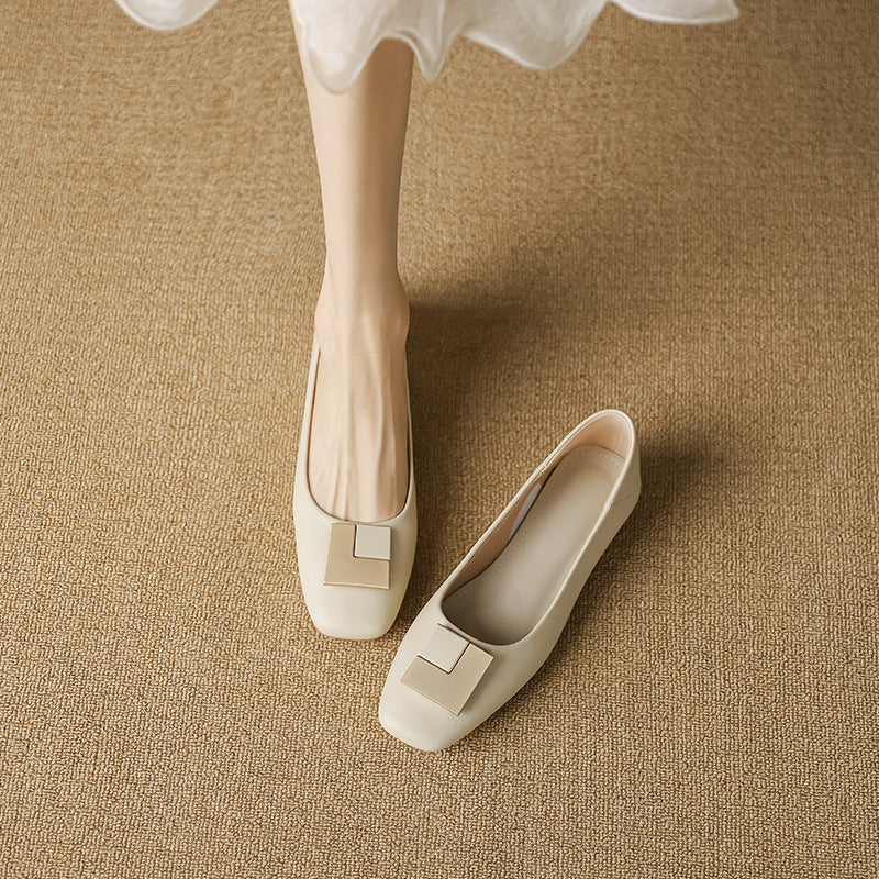 Damen elegante Ballerinas mit modischem Metallakzent Heidi Mode - Image 2