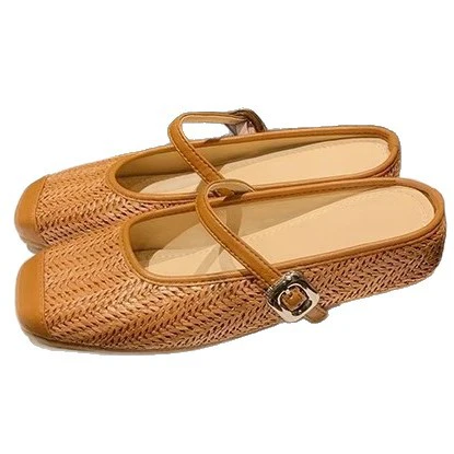 Damen Elegante Ballerinas mit modischem Riemchen und feiner Struktur Heidi Mode - Image 5
