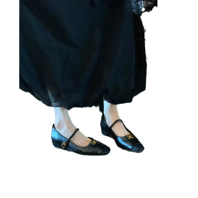 Damen elegante Ballerinas mit modischem Riemen und geschmackvollem Schmuckdetail Heidi Mode - Image 5
