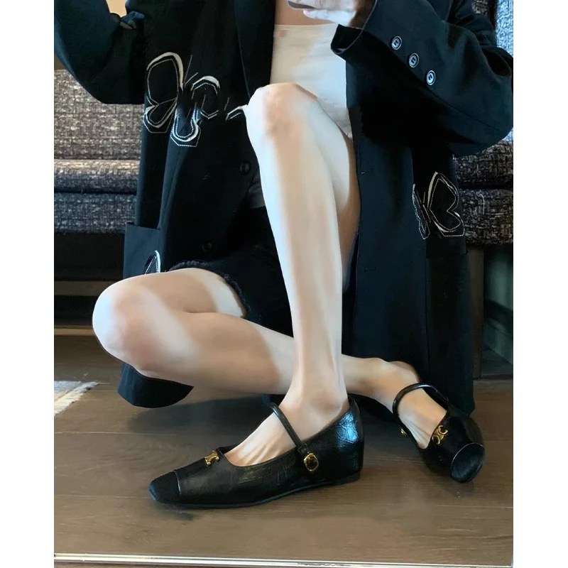 Damen elegante Ballerinas mit modischem Riemen und geschmackvollem Schmuckdetail Heidi Mode - Image 7