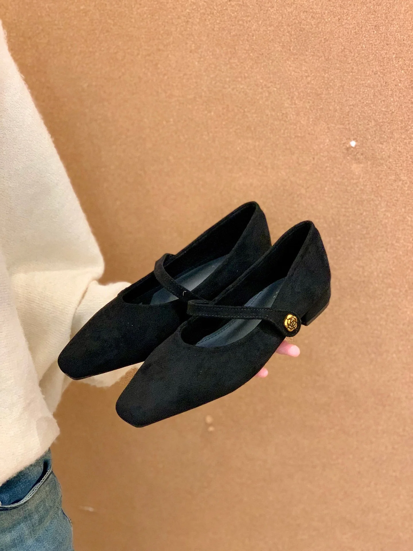 Damen elegante Ballerinas mit modischem Riemen und komfortablem Fußbett Heidi Mode - Image 6