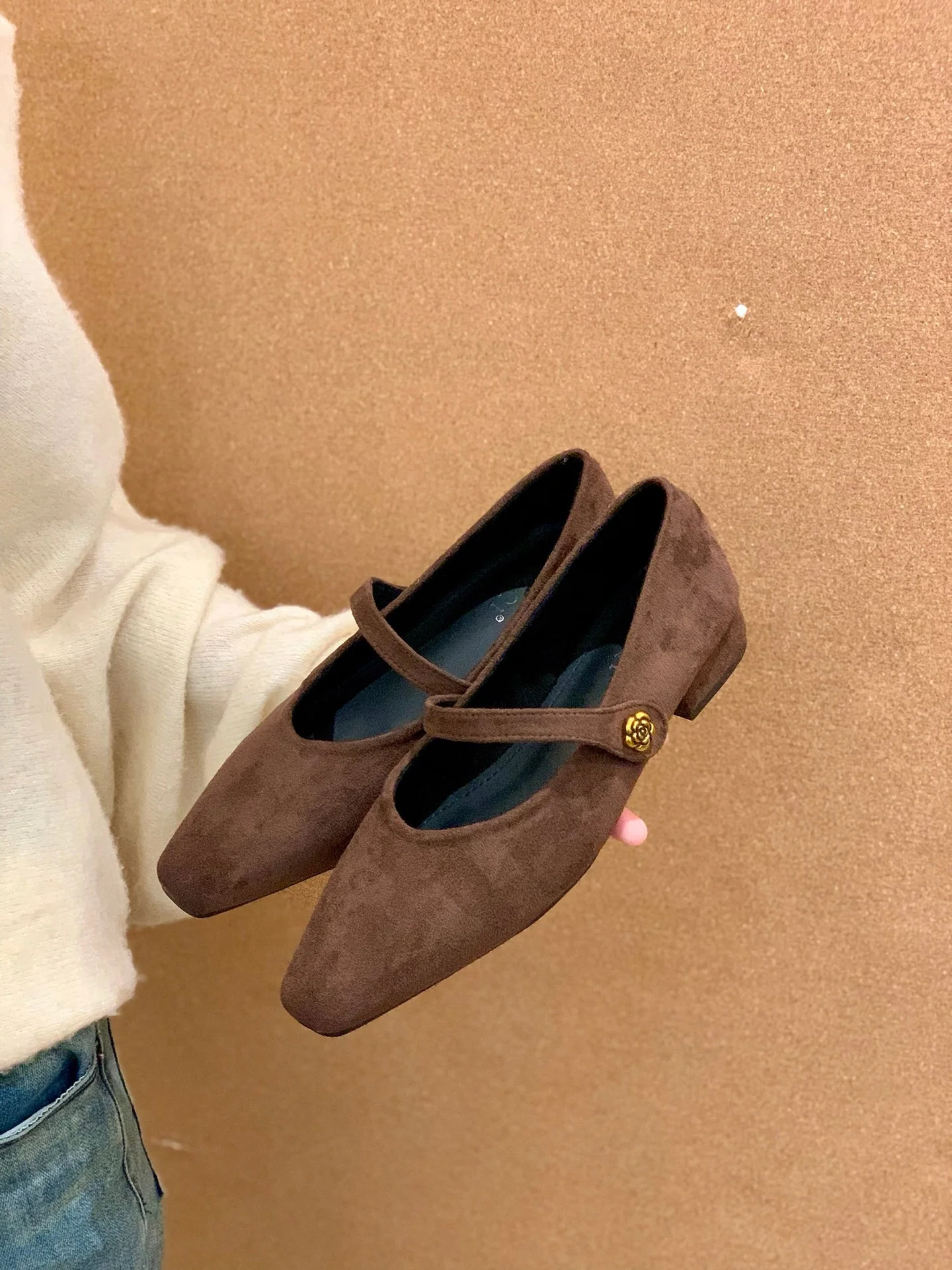 Damen elegante Ballerinas mit modischem Riemen und komfortablem Fußbett Heidi Mode - Image 7