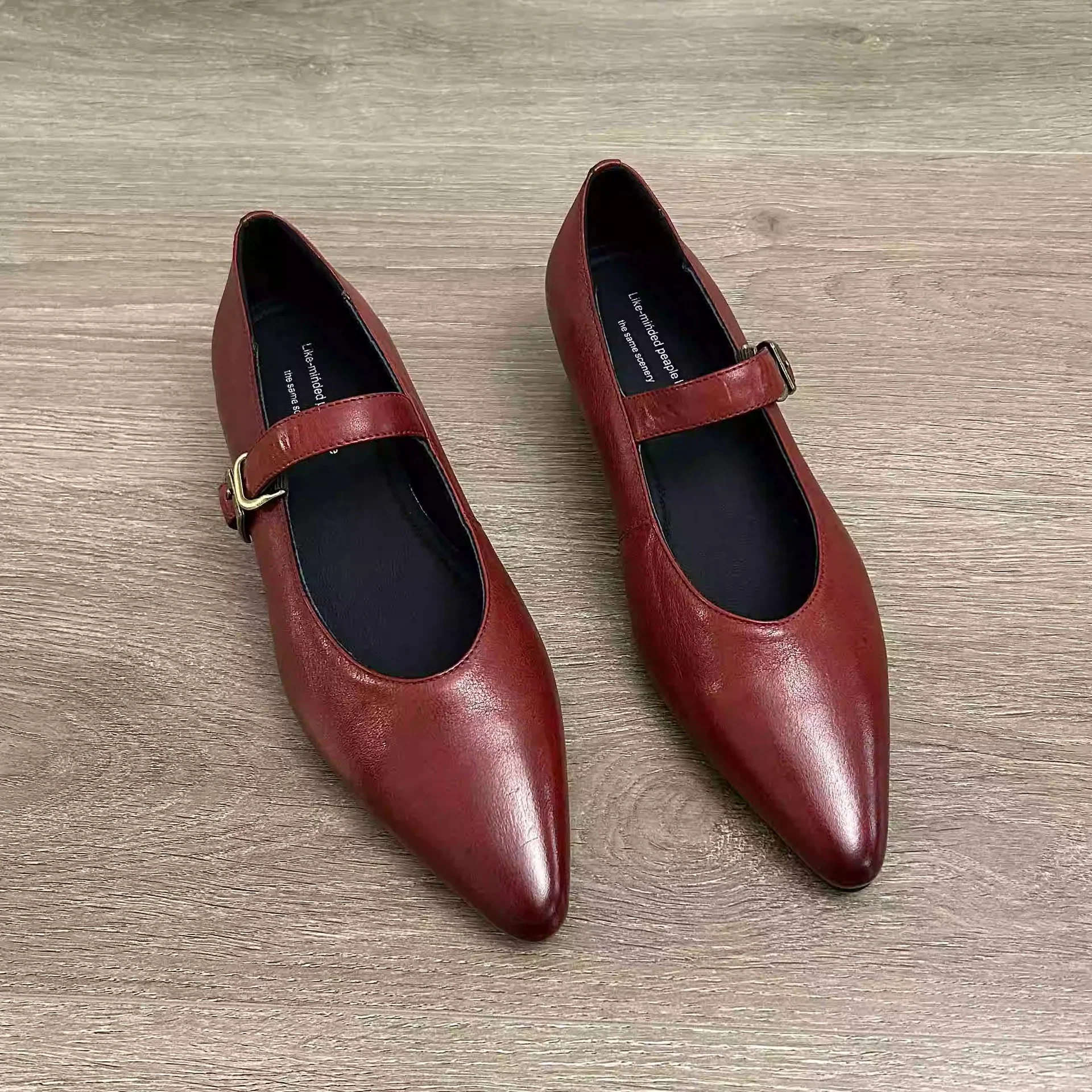 Damen elegante Ballerinas mit modischem Riemen und stilvollem Design Heidi Mode - Image 3