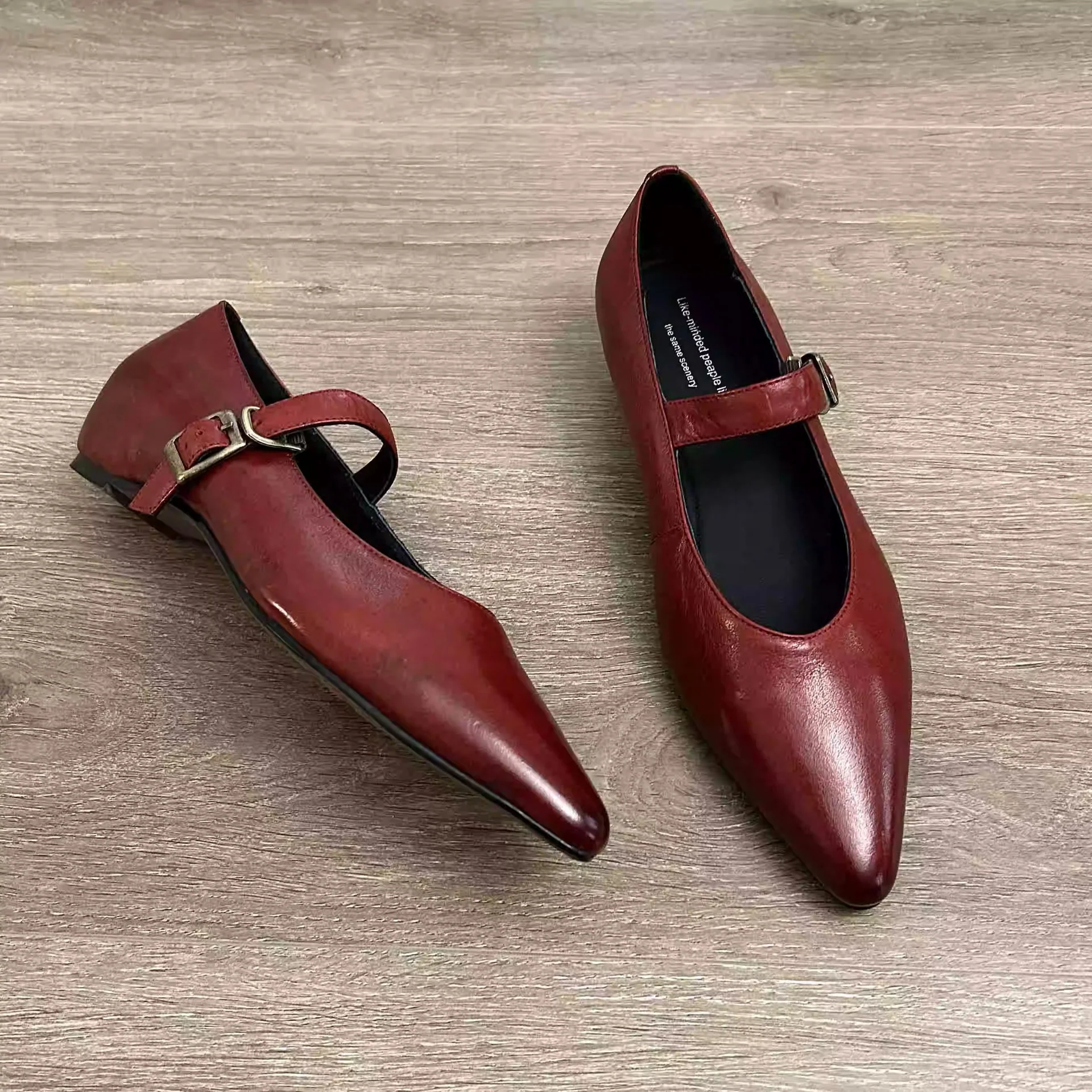 Damen elegante Ballerinas mit modischem Riemen und stilvollem Design Heidi Mode - Image 4