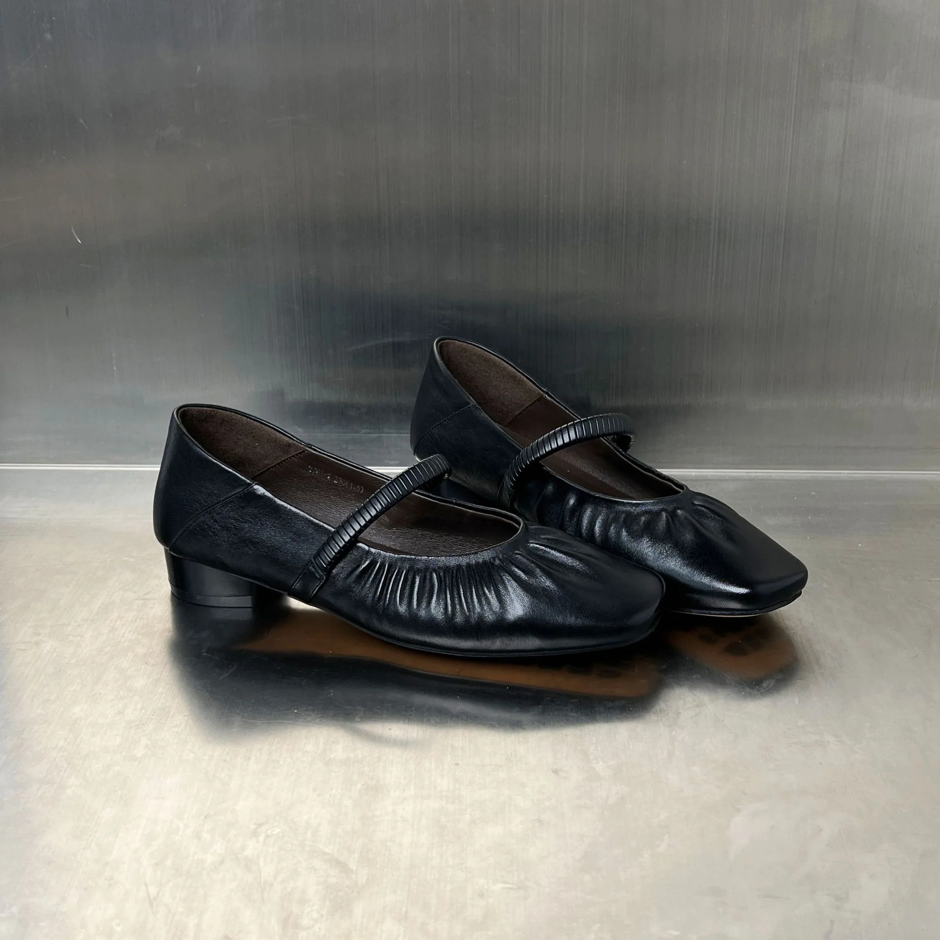 Damen elegante Ballerinas mit modischem Riemen und weich gepolsterter Innensohle Heidi Mode - Image 4