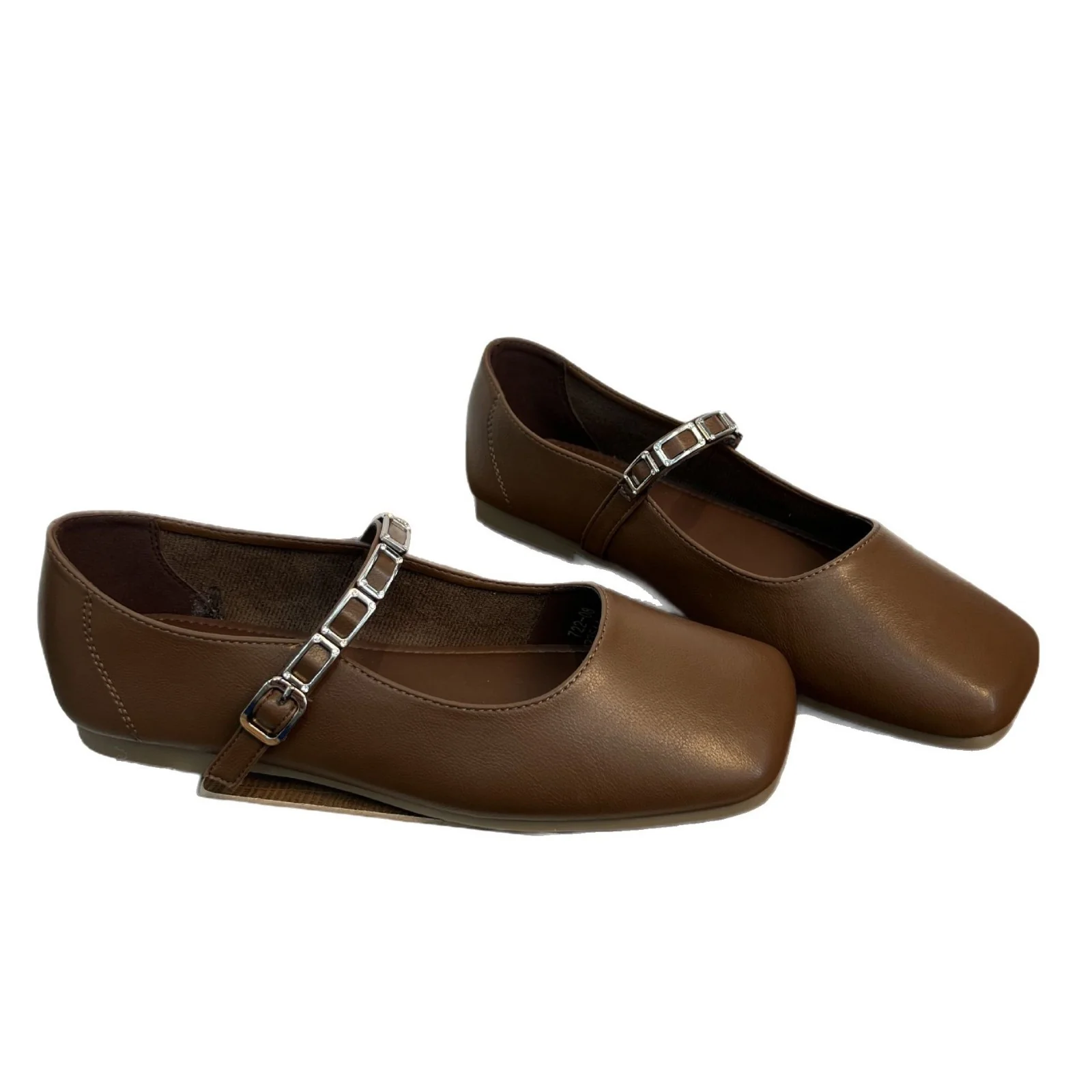 Damen elegante Ballerinas mit modischem Riemen und weichem Innenfutter Heidi Mode - Image 5
