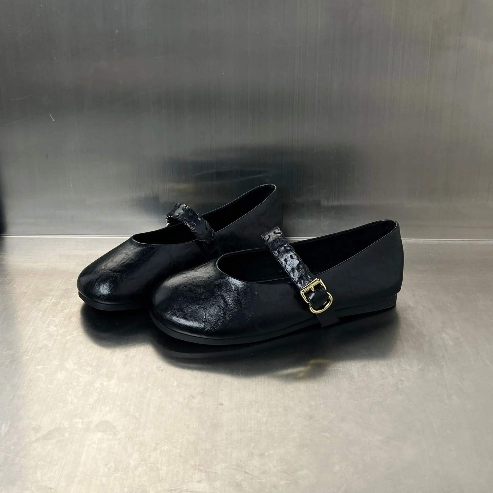 Damen Elegante Ballerinas mit modischem Riemenverschluss Heidi Mode - Image 6