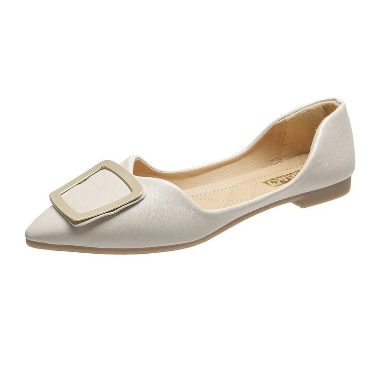Damen Elegante Ballerinas mit Modischem Schnallen-Detail Heidi-Mode - Image 8