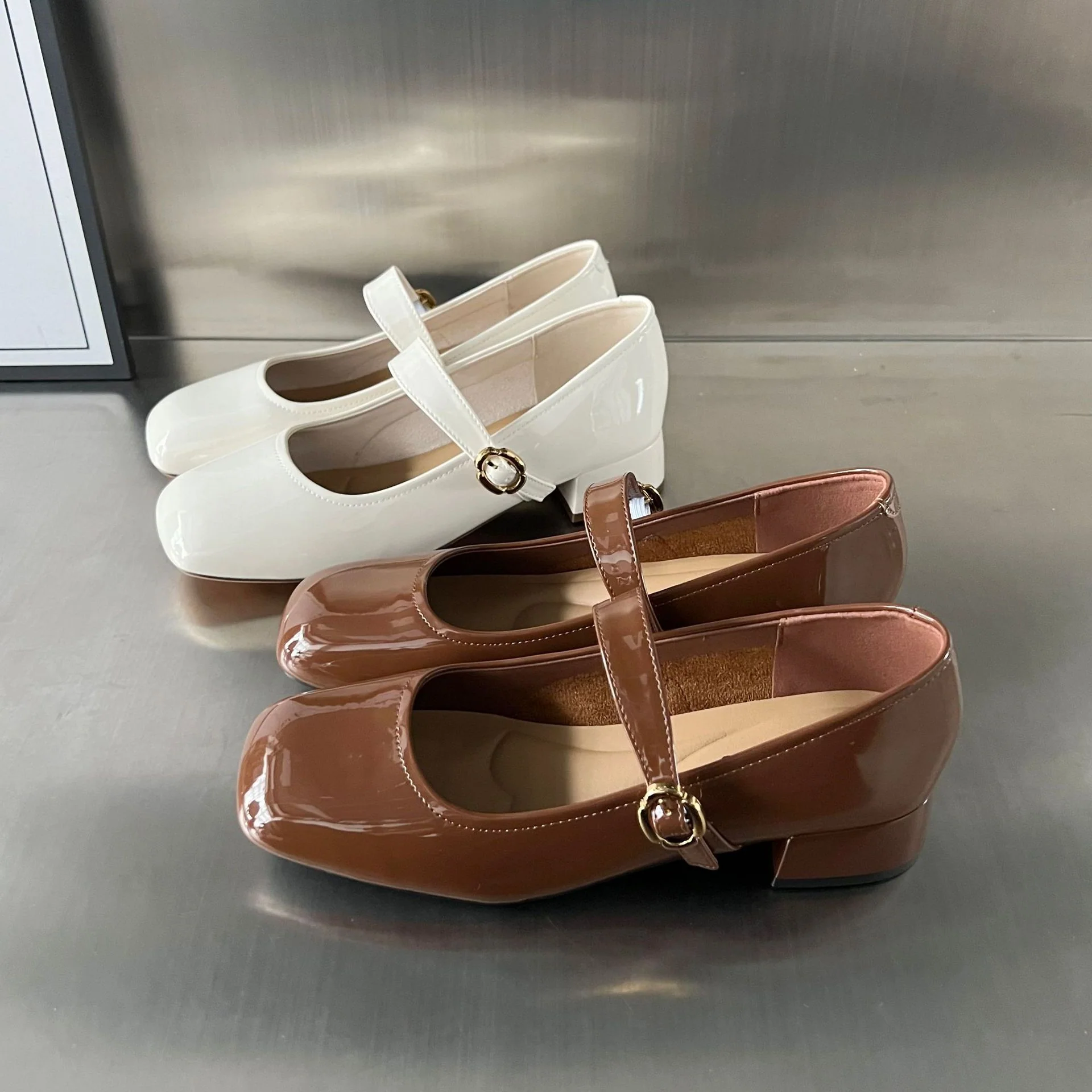Damen elegante Ballerinas mit modischer Riemenverzierung Heidi Mode - Image 3