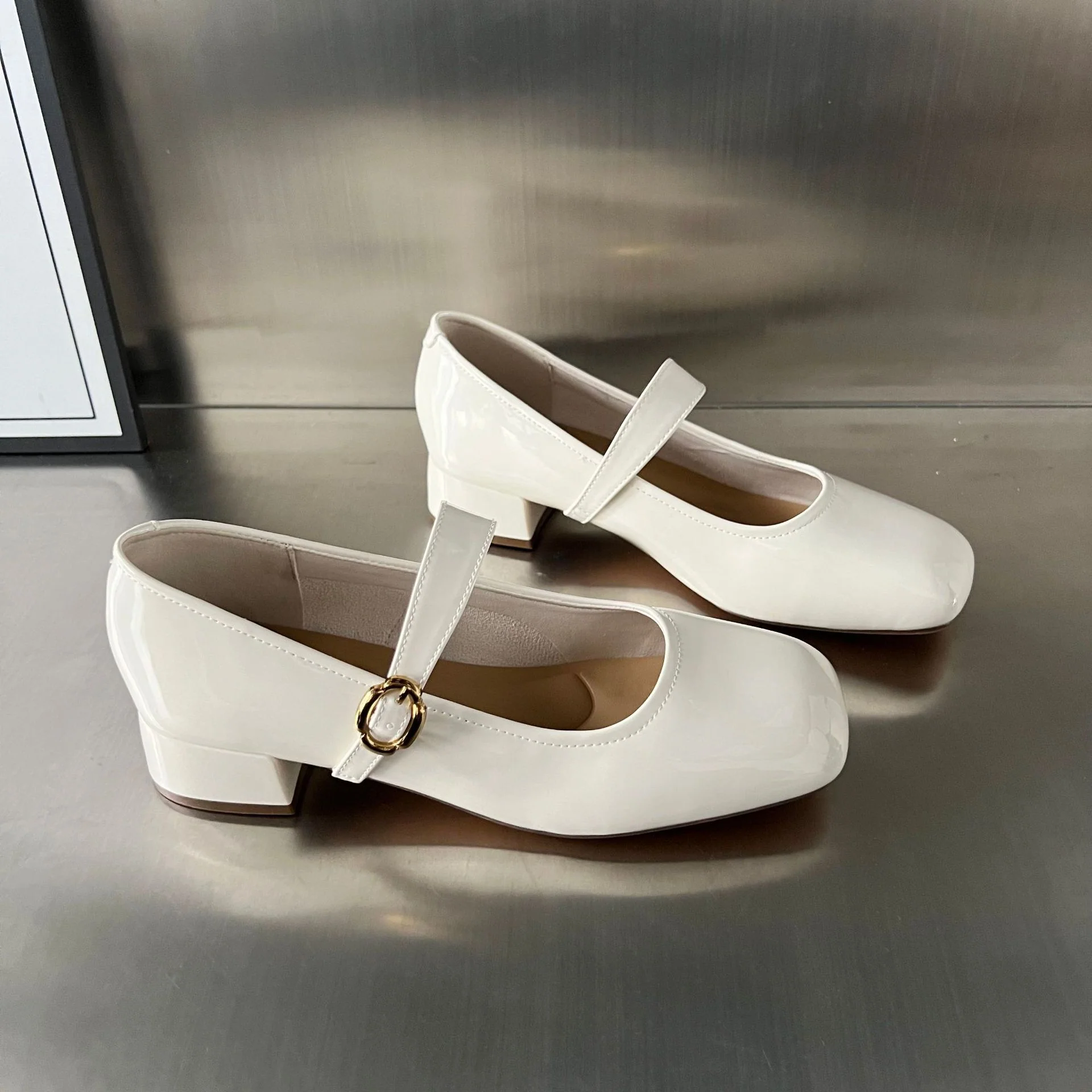 Damen elegante Ballerinas mit modischer Riemenverzierung Heidi Mode - Image 4