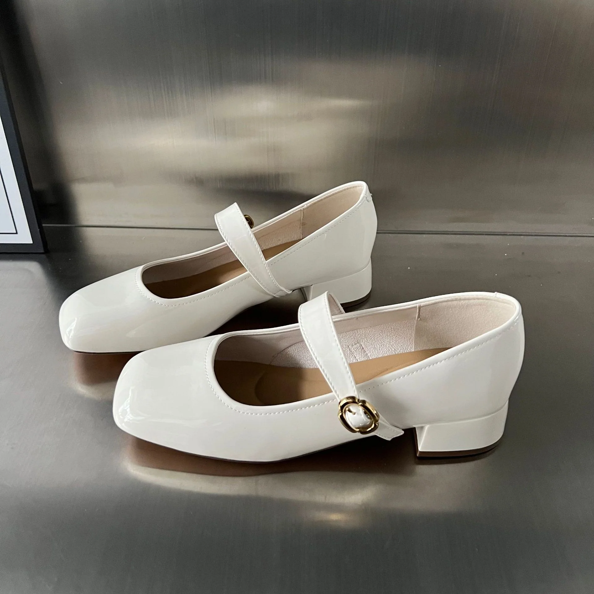 Damen elegante Ballerinas mit modischer Riemenverzierung Heidi Mode - Image 6