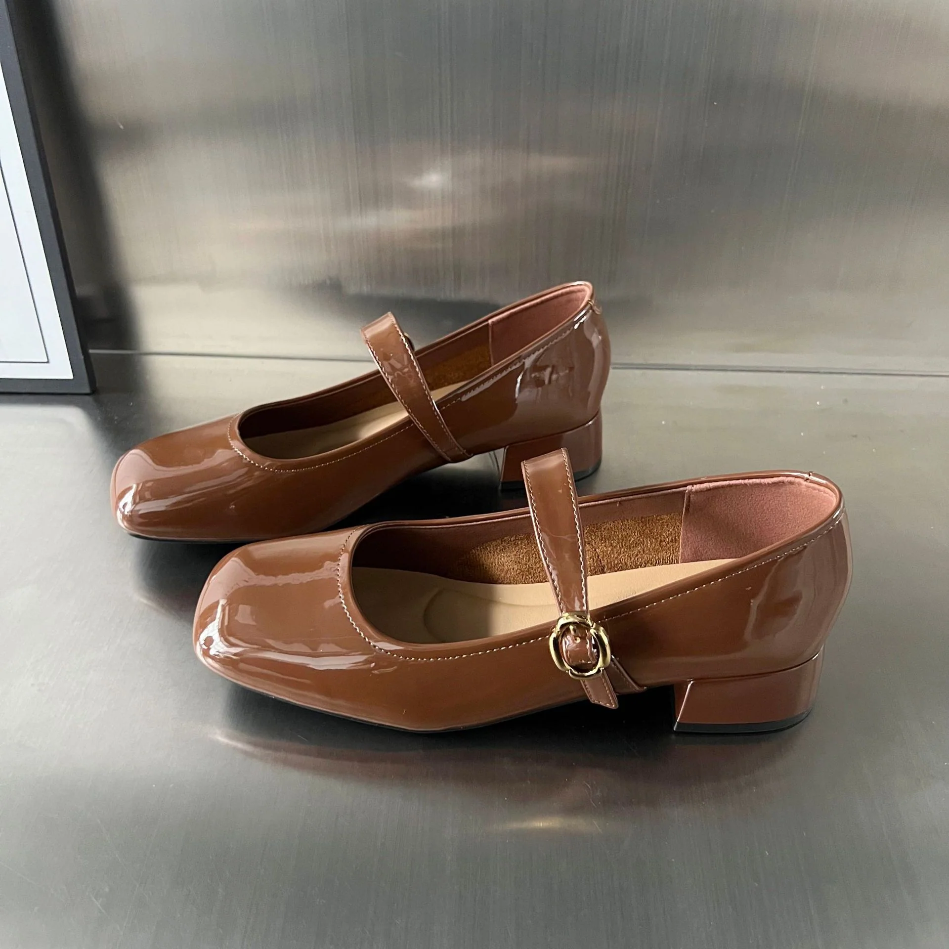 Damen elegante Ballerinas mit modischer Riemenverzierung Heidi Mode - Image 7