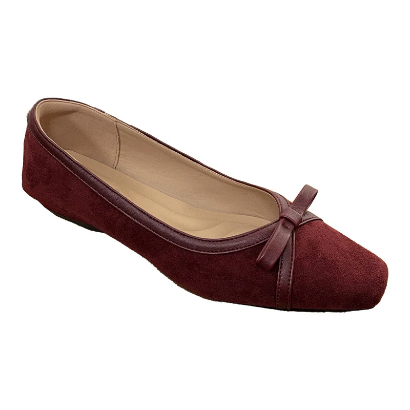 Damen elegante Ballerinas mit modischer Schleife und weich gepolsterter Innensohle Heidi Mode - Image 5