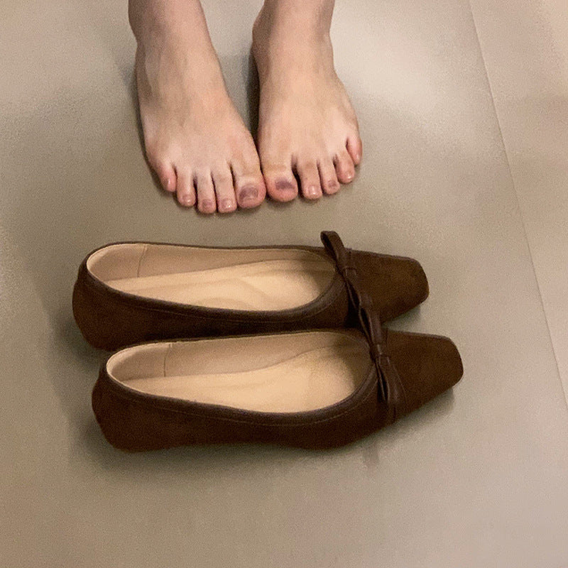 Damen elegante Ballerinas mit modischer Schleife und weich gepolsterter Innensohle Heidi Mode - Image 7