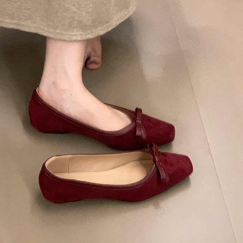 Damen elegante Ballerinas mit modischer Schleife und weich gepolsterter Innensohle Heidi Mode - Image 8