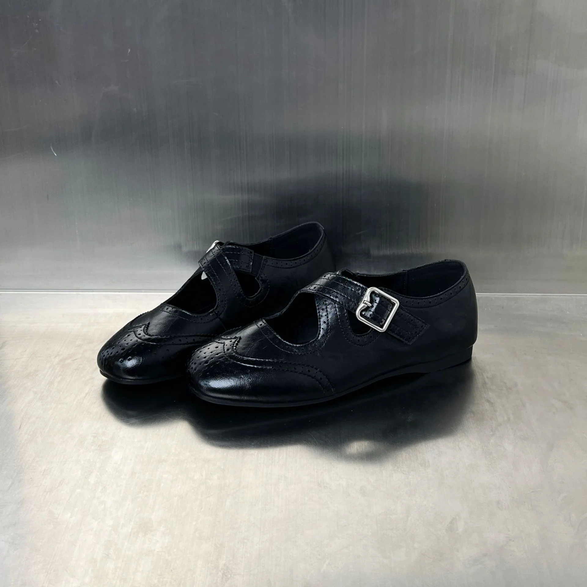 Damen elegante Ballerinas mit modischer Schnallenverzierung und atmungsaktivem Innenfutter Heidi Mode - Image 7