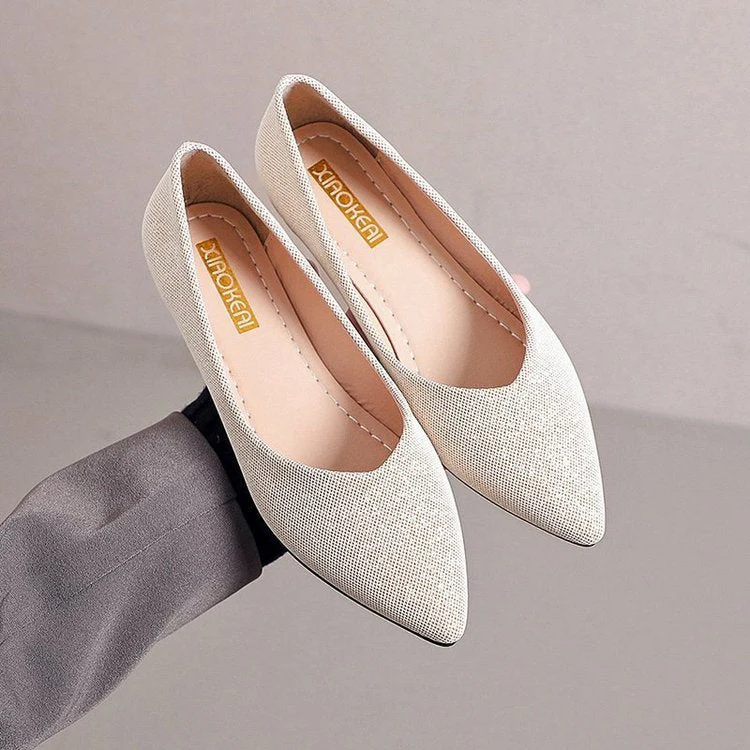 Damen Elegante Ballerinas mit Schickem Obermaterial und Komfortabler Sohle Heidi-Mode - Image 3