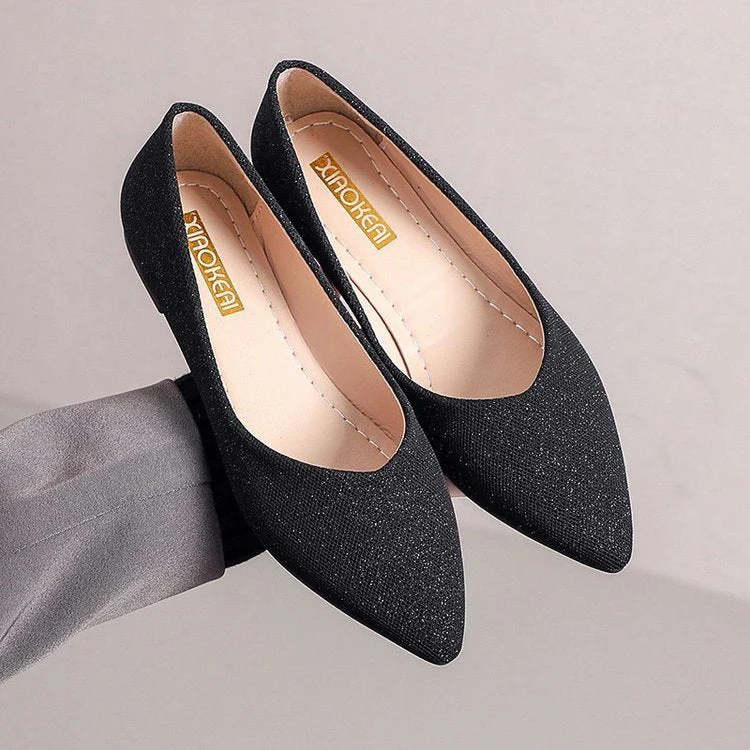 Damen Elegante Ballerinas mit Schickem Obermaterial und Komfortabler Sohle Heidi-Mode - Image 4