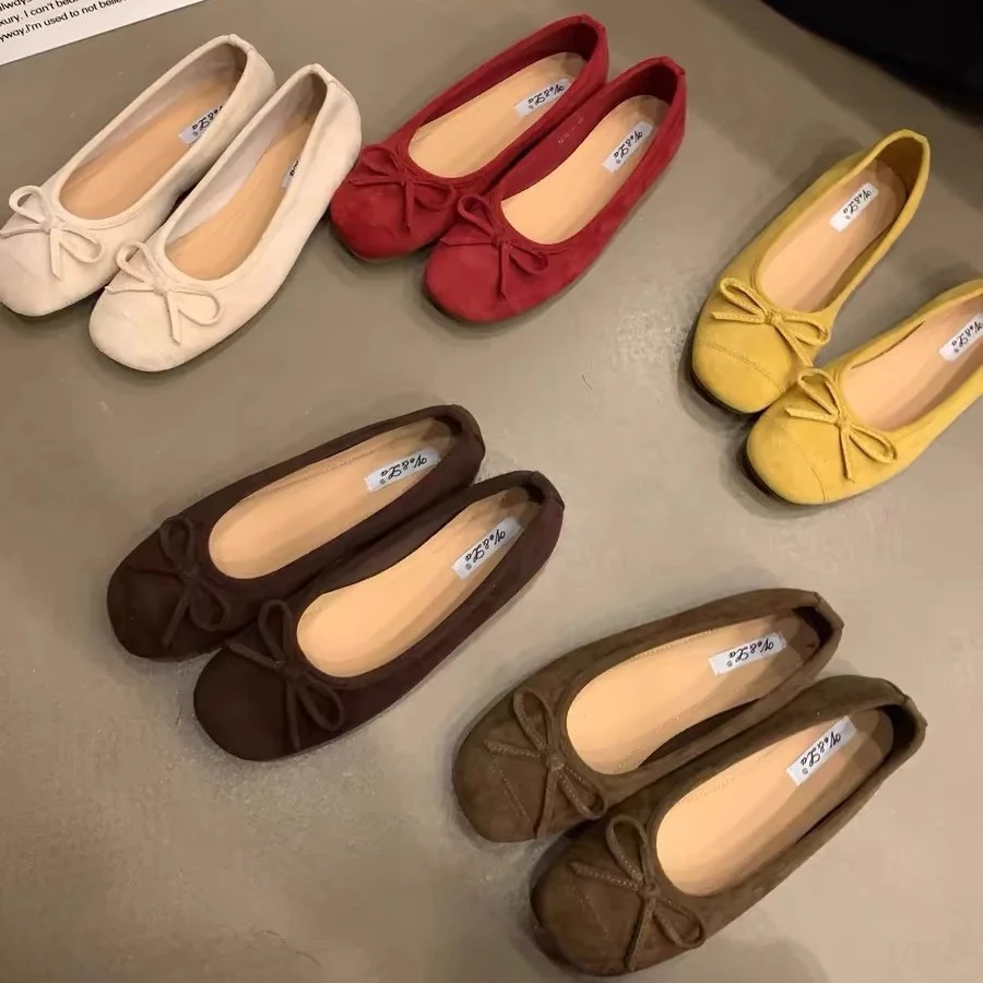 Damen elegante Ballerinas mit schimmerndem Effekt und zierlicher Schleife Heidi Mode - Image 4