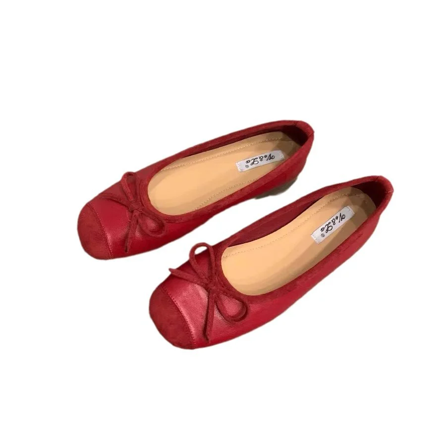 Damen elegante Ballerinas mit schimmerndem Effekt und zierlicher Schleife Heidi Mode - Image 5