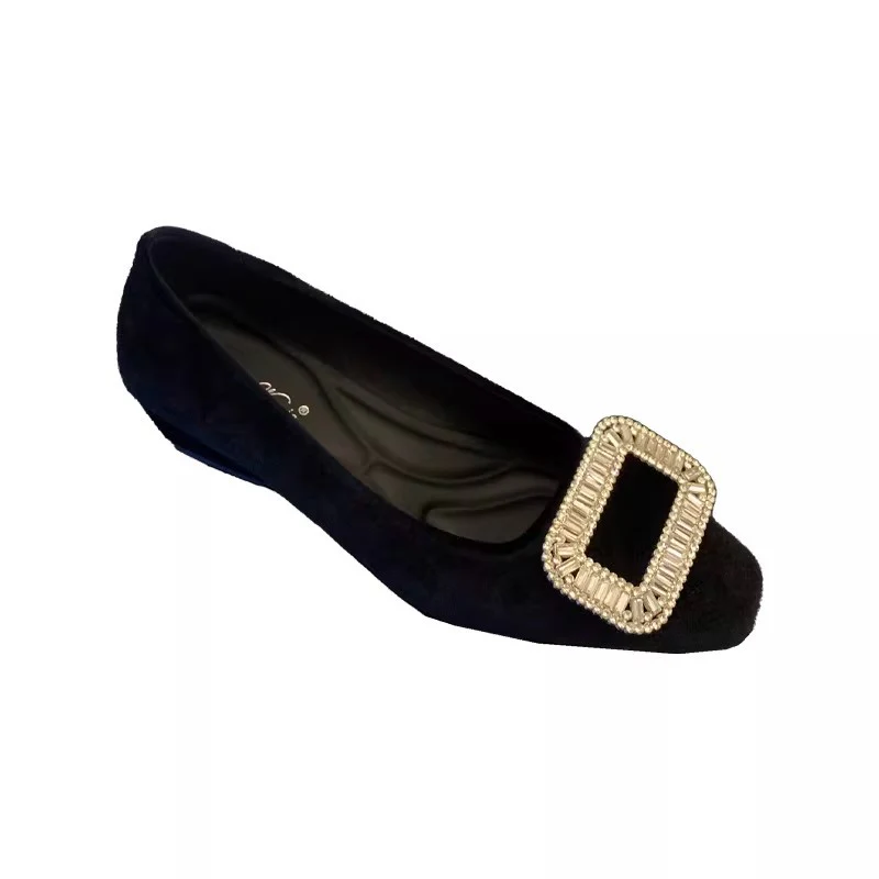 Damen elegante Ballerinas mit schimmerndem Schmuckdetail Heidi Mode - Image 5