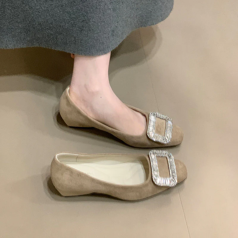 Damen elegante Ballerinas mit schimmerndem Schmuckdetail Heidi Mode - Image 7