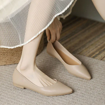 Damen Elegante Ballerinas mit spitzem Design und weich gepolsterter Innensohle Heidi Mode - Image 3