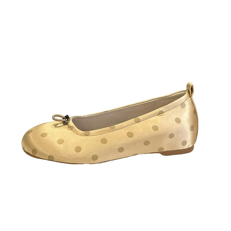 Damen elegante Ballerinas mit verspieltem Punkte-Design und komfortablem Fußbett Heidi Mode - Image 7
