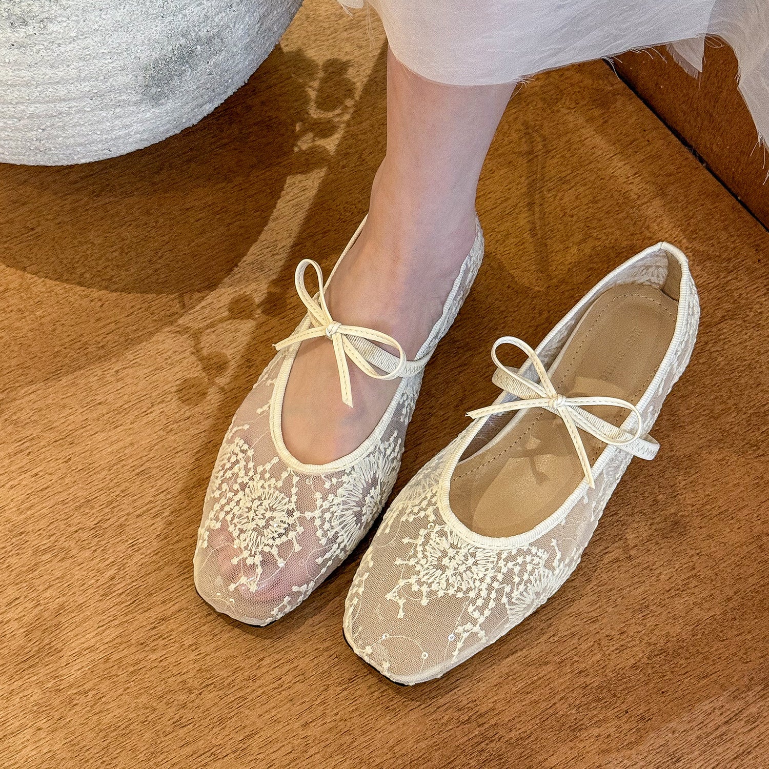 Damen elegante Ballerinas mit verspieltem Schleifendesign Heidi Mode - Image 3