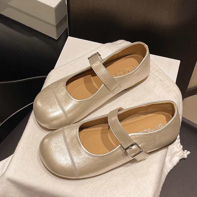 Damen Elegante Ballerinas mit verstellbarem Riemchen und komfortablem Innenfutter Heidi Mode - Image 6