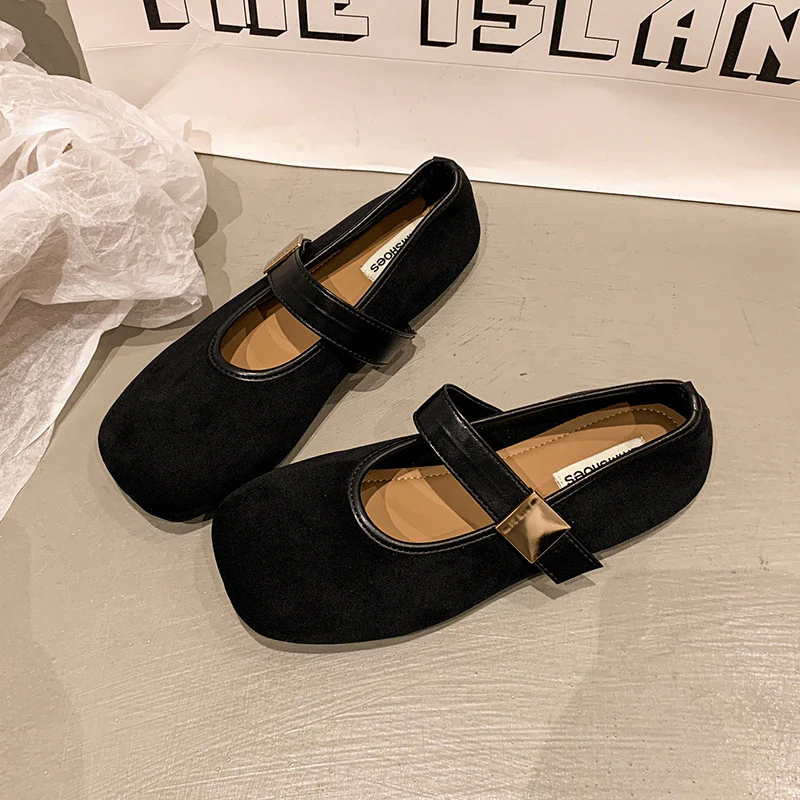 Damen Elegante Ballerinas mit verstellbarem Riemen und hochwertiger Verarbeitung Heidi Mode - Image 2