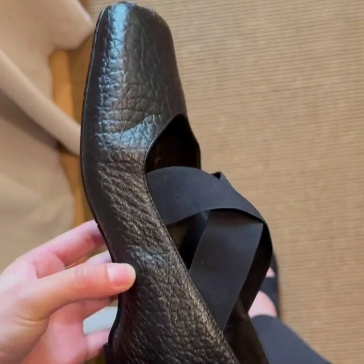 Damen elegante Ballerinas mit verstellbarem Riemen und weichem Innenteil Heidi Mode - Image 2