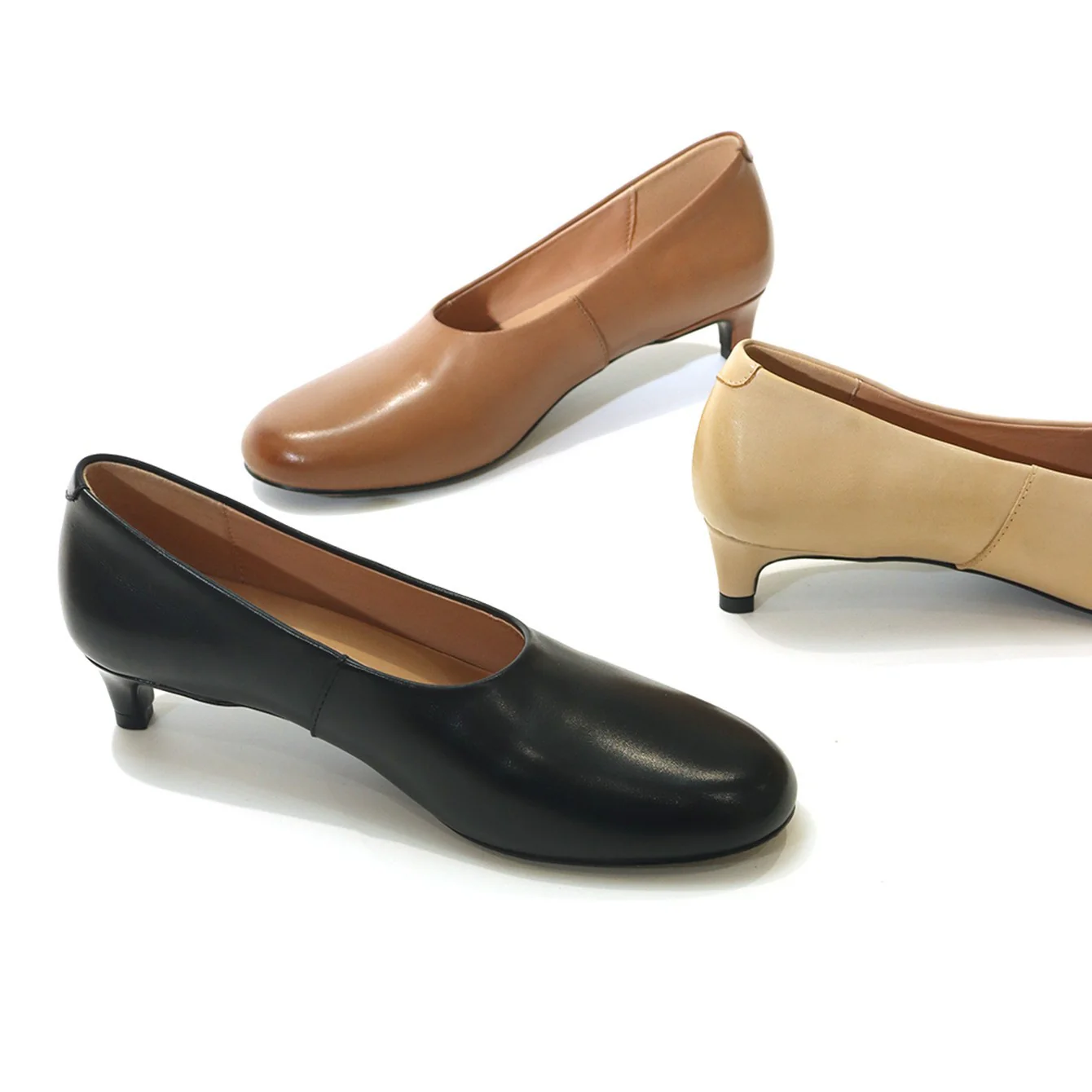 Damen elegante Ballerinas mit zeitlosem Design und komfortablem Fußbett Heidi Mode - Image 2