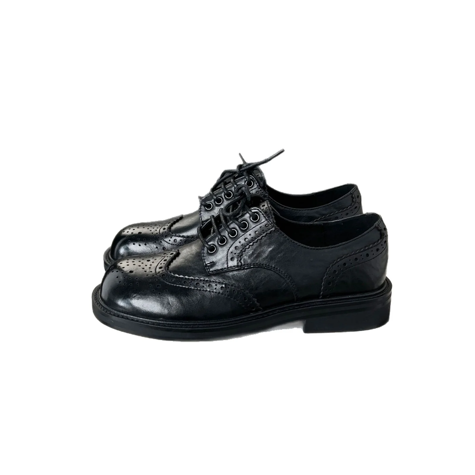 Damen elegante Brogues mit feinem Leder und klassischem Lochdesign Heidi Mode - Image 5