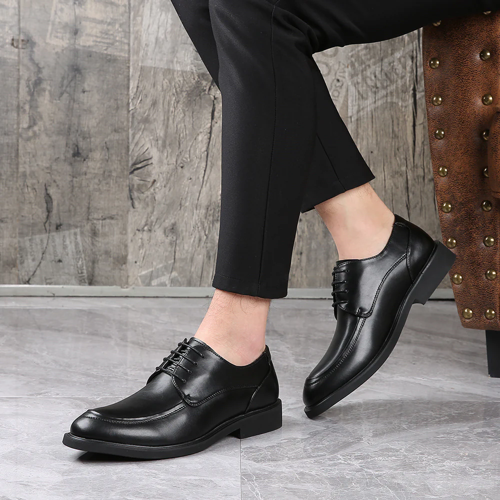 Damen Elegante Business-Lederschnürschuhe Heidi Mode - Image 4