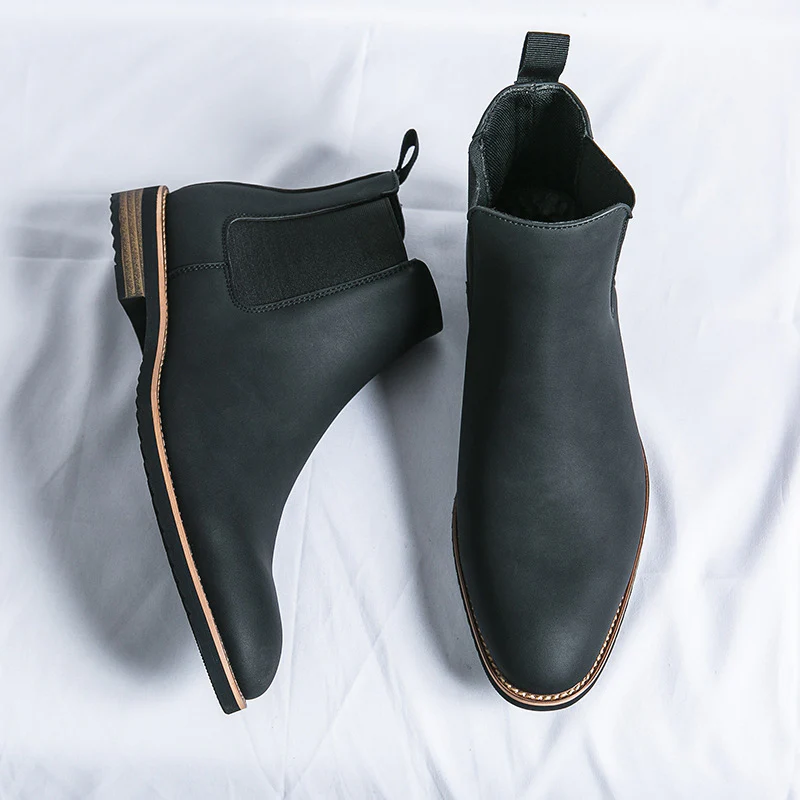 Damen Elegante Chelsea-Boots aus hochwertigem Kunstleder mit flexiblem Gummizug Heidi Mode - Image 6