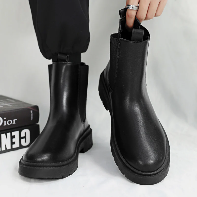 Damen Elegante Chelsea-Stiefel mit robustem Gummizug und rutschfester Sohle Heidi Mode
