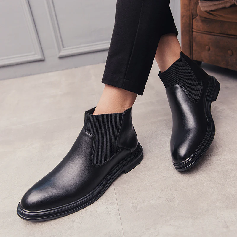 Damen Elegante Chelsea-Stiefel mit seitlichem Reißverschluss und bequemer Innensohle Heidi Mode - Image 3