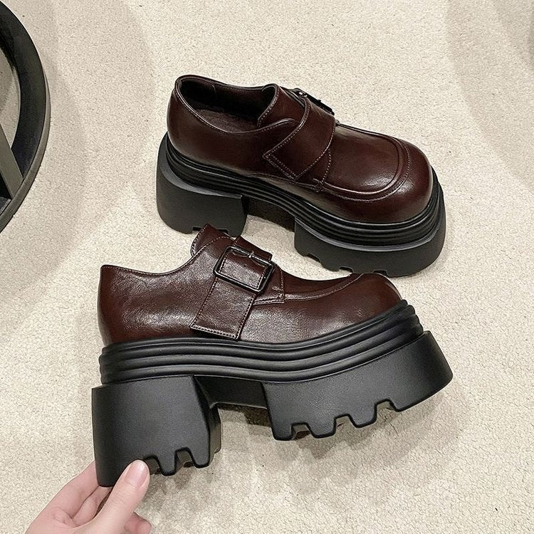 Damen Elegante Chunky Schuhe mit Schnallenverschluss und robuster Sohlenkonstruktion Heidi Mode - Image 4