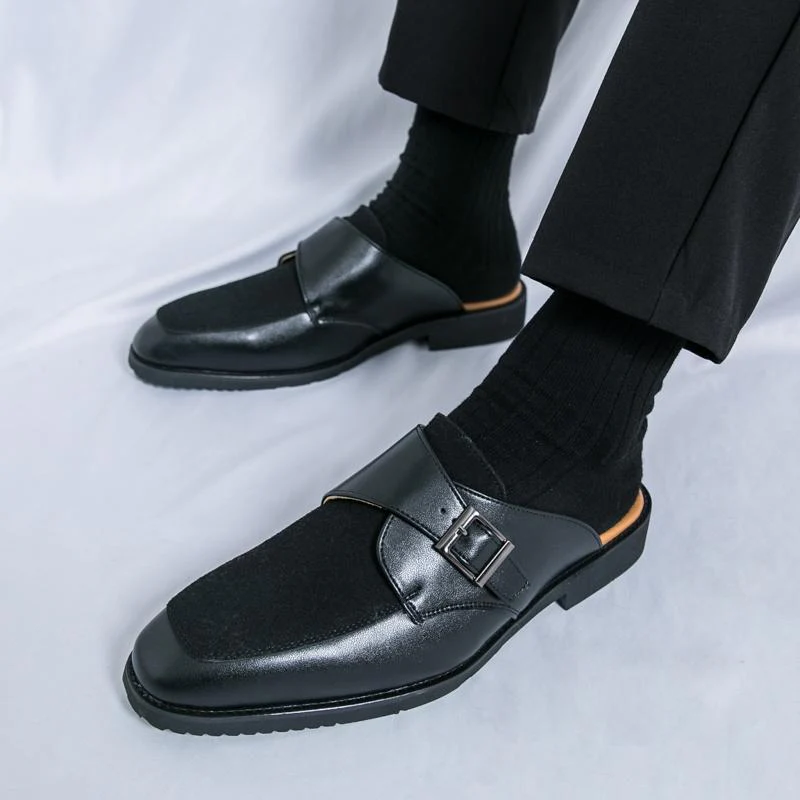Damen Elegante Clogs mit Gürtelverschluss und gepolsterter Innensohle Heidi Mode - Image 4