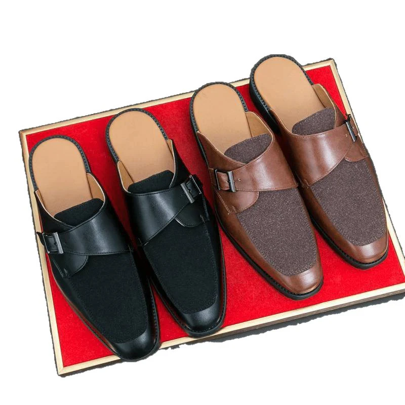 Damen Elegante Clogs mit Gürtelverschluss und gepolsterter Innensohle Heidi Mode - Image 5
