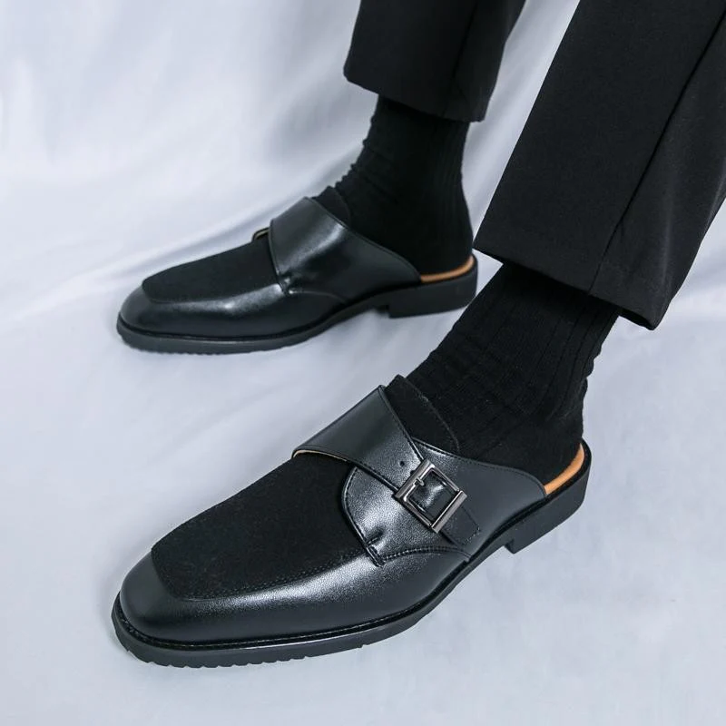 Damen Elegante Clogs mit Gürtelverschluss und gepolsterter Innensohle Heidi Mode - Image 6