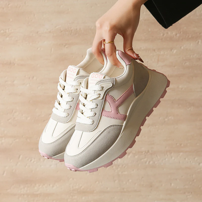 Damen Elegante Freizeit-Sneaker mit atmungsaktiver Sohle und gepolstertem Innenfutter Heidi Mode - Image 3