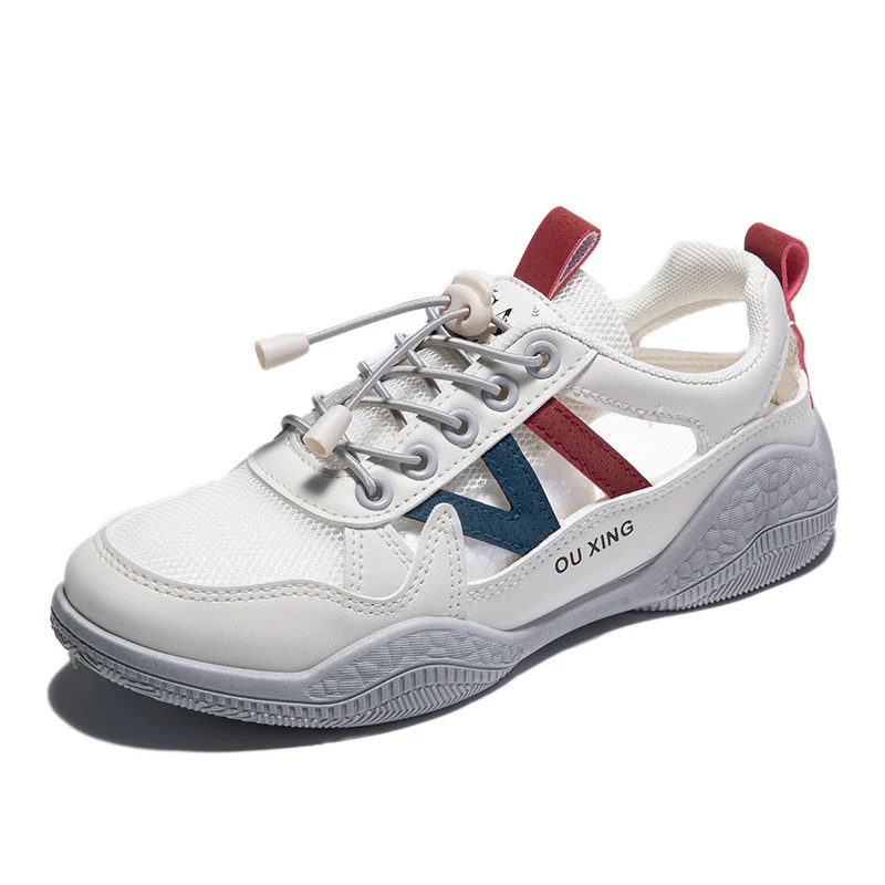 Damen elegante Freizeitsneaker mit atmungsaktivem Mesh-Obermaterial und rutschfester Sohle Heidi Mode - Image 5