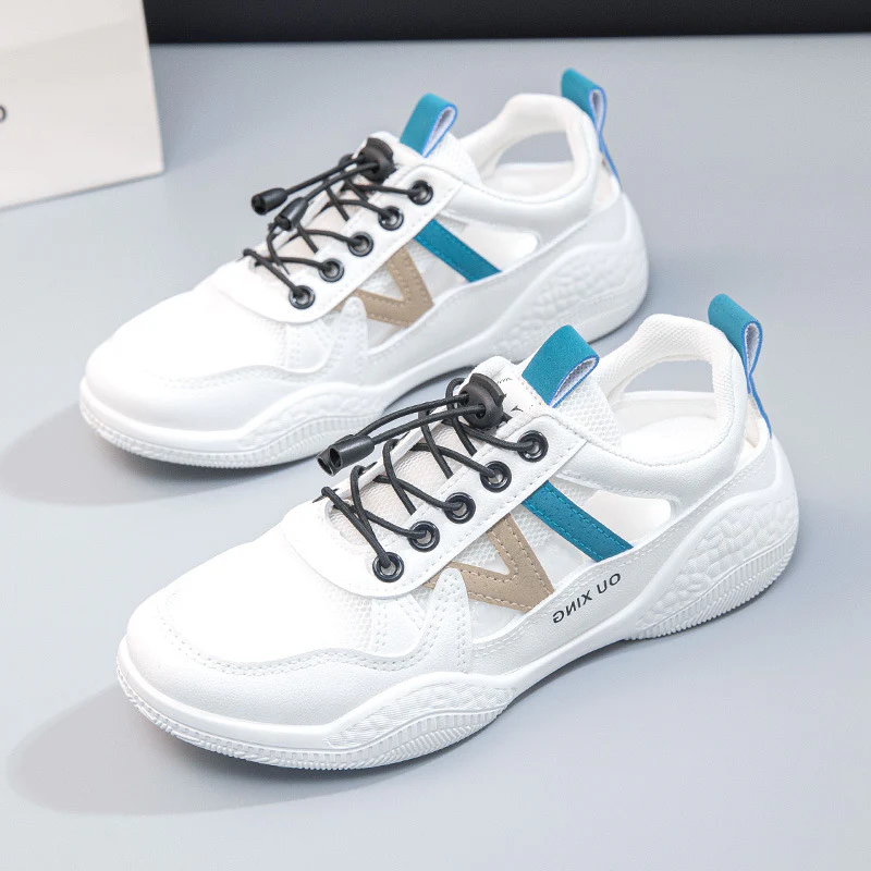 Damen elegante Freizeitsneaker mit atmungsaktivem Mesh-Obermaterial und rutschfester Sohle Heidi Mode - Image 8