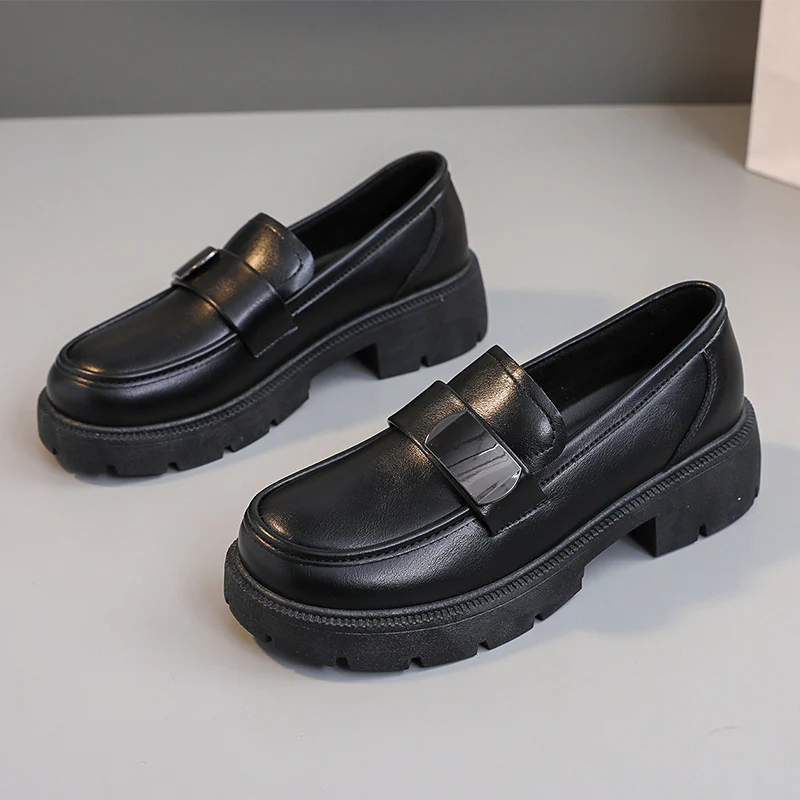 Damen elegante Loafers mit markanter Blocksohle Heidi Mode - Image 6