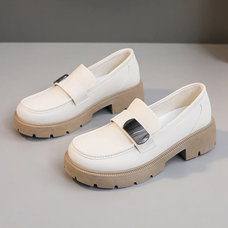 Damen elegante Loafers mit markanter Blocksohle Heidi Mode - Image 7