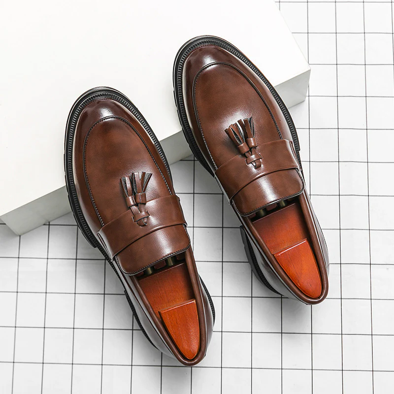 Damen elegante Loafers mit Quasten und hochwertigem Leder Heidi Mode - Image 3