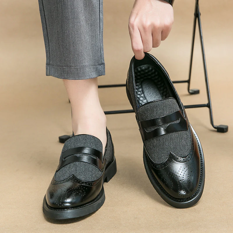 Damen Elegante Loafers mit strukturiertem Obermaterial und komfortabler Sohle Heidi Mode - Image 2