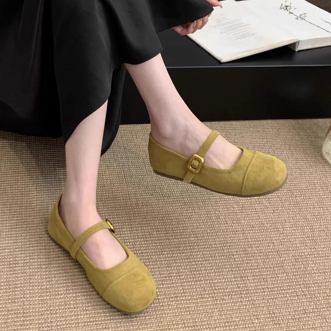 Damen Elegante Mary Jane Ballerinas mit dekorativem Riemchen und hochwertiger Verarbeitung Heidi Mode - Image 4